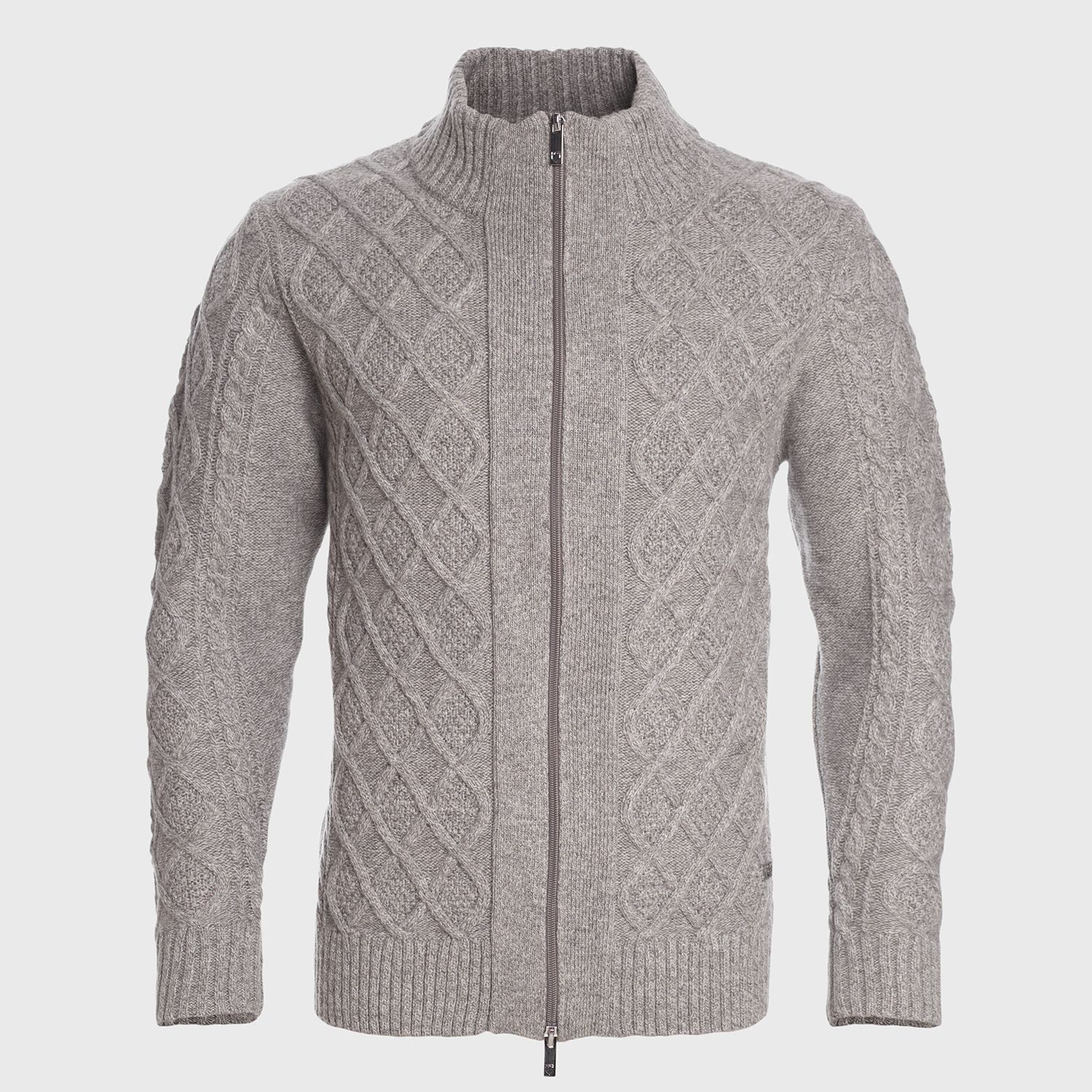 Sweater Melange Trenzado