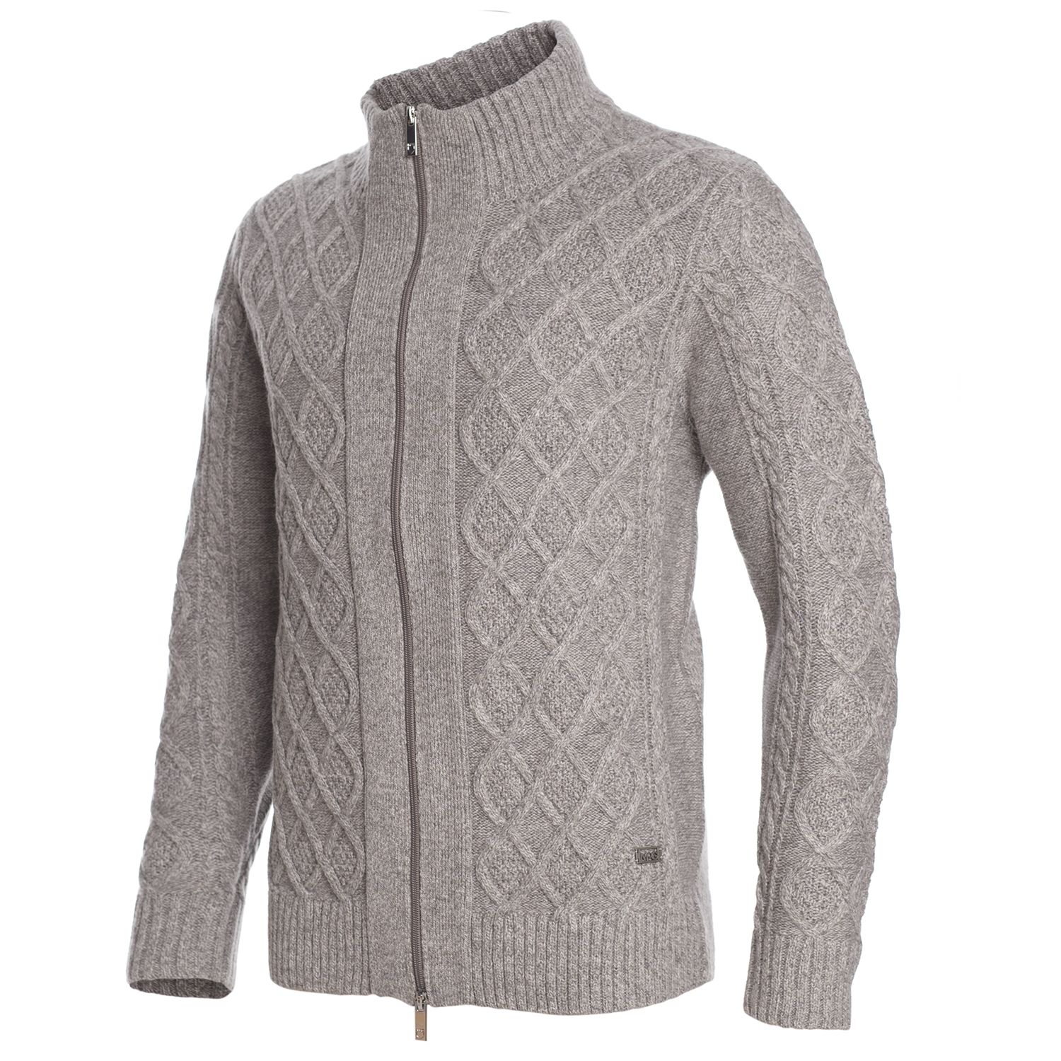Sweater Melange Trenzado