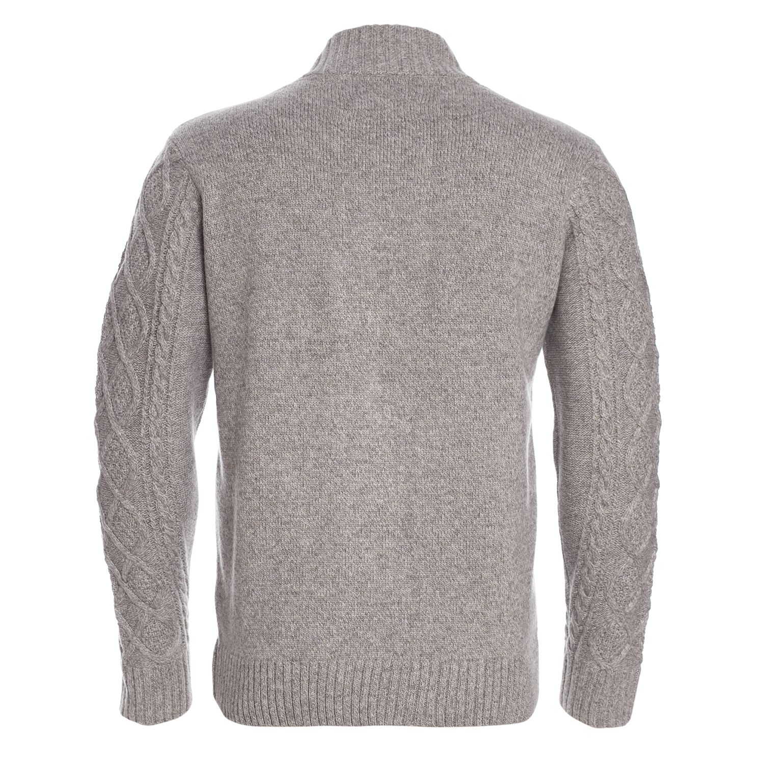 Sweater Melange Trenzado