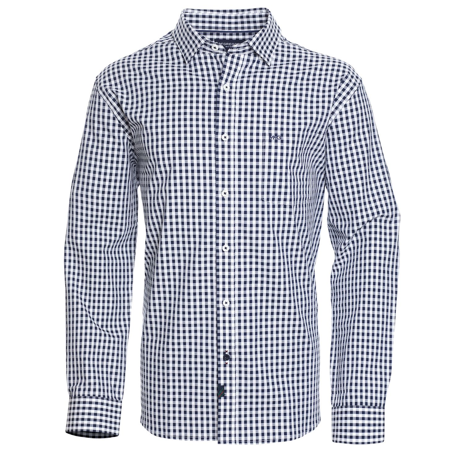 Camisa Manga Larga Cuadrillé Yd Regular Fit