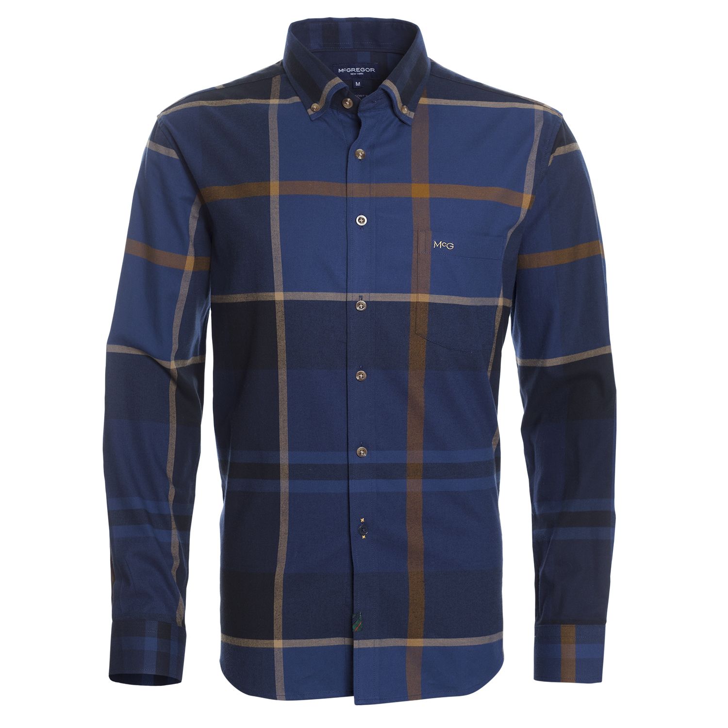 Camisa Manga Larga Villela Cuadrillé Yd Regular Fit Spandex