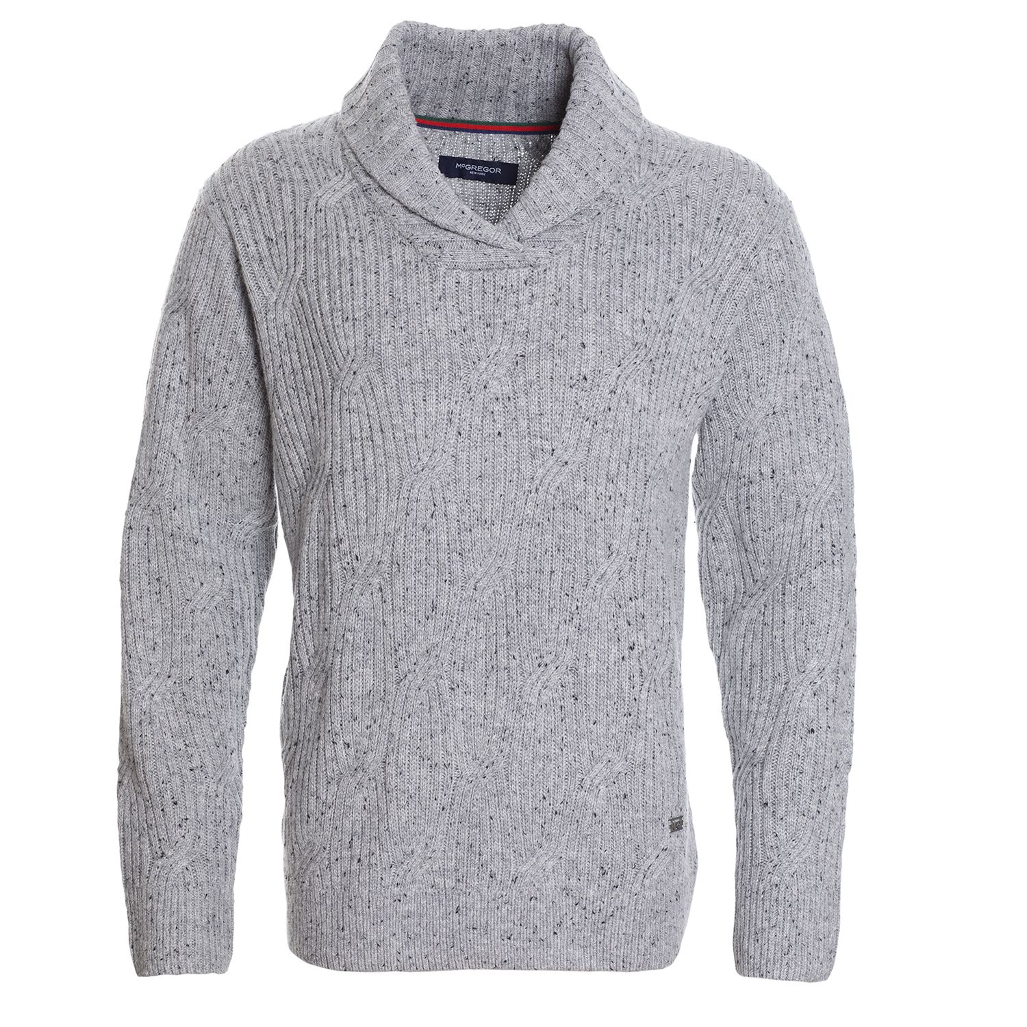 Sweater Manga Larga Fantasía Cuello Cruzado