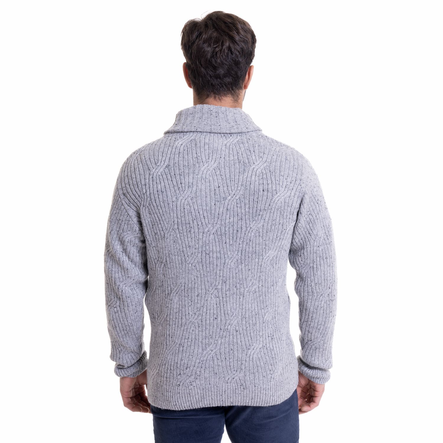 Sweater Manga Larga Fantasía Cuello Cruzado
