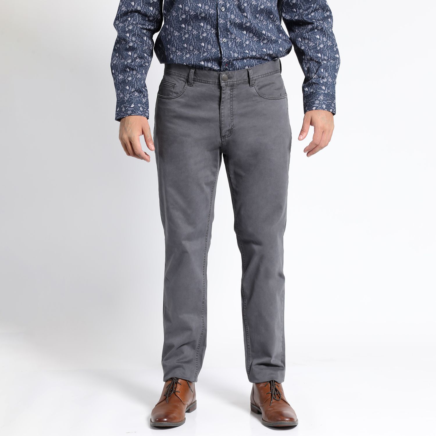 Pantalón Gabardina 5 Bolsillos Garment Dye