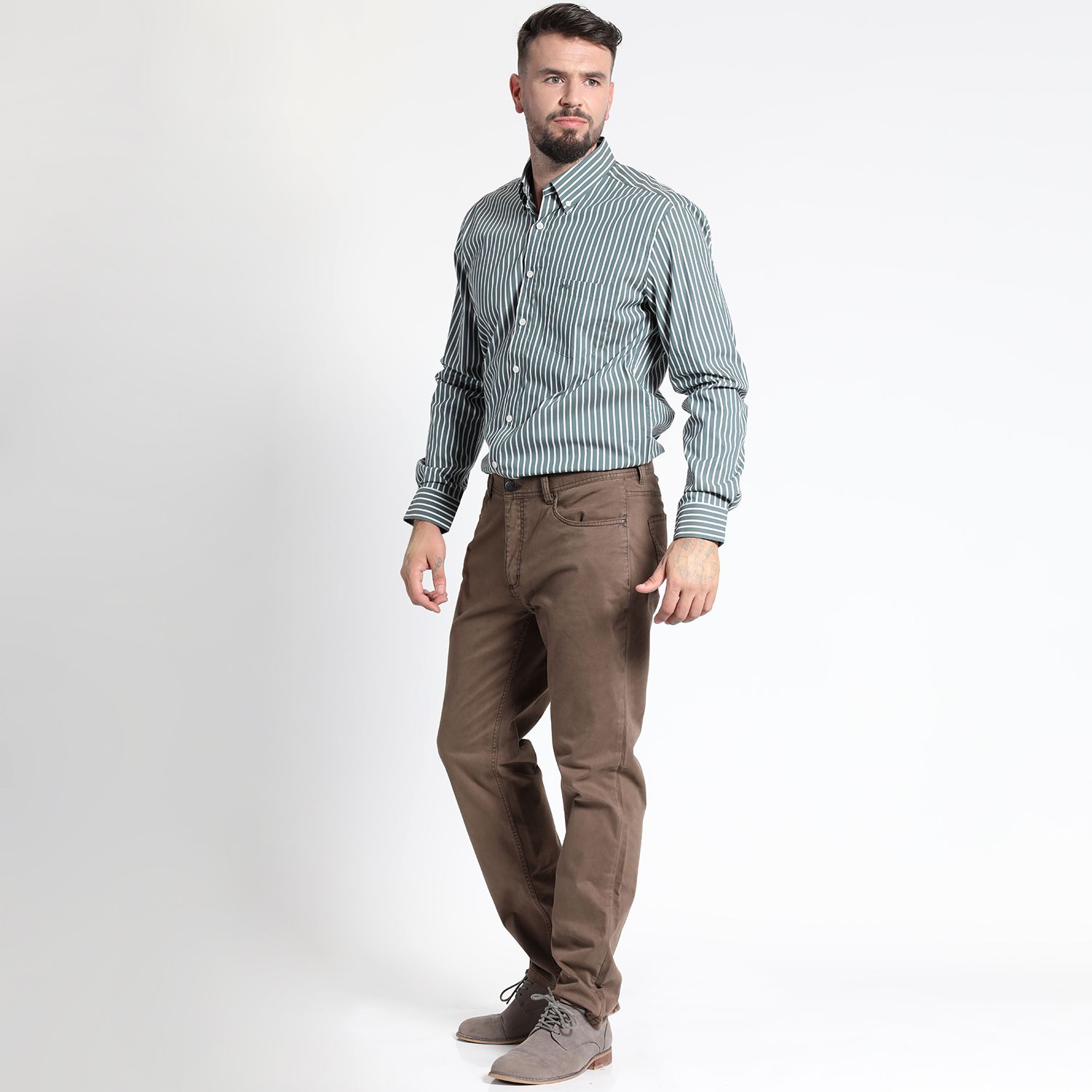 Pantalón Gabardina 5 Bolsillos Garment Dye