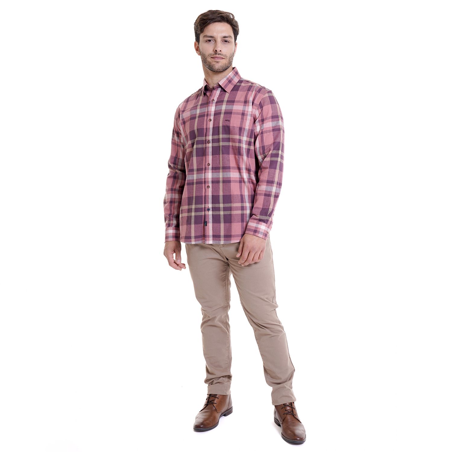 Camisa Villela Escocesa Regular Fit