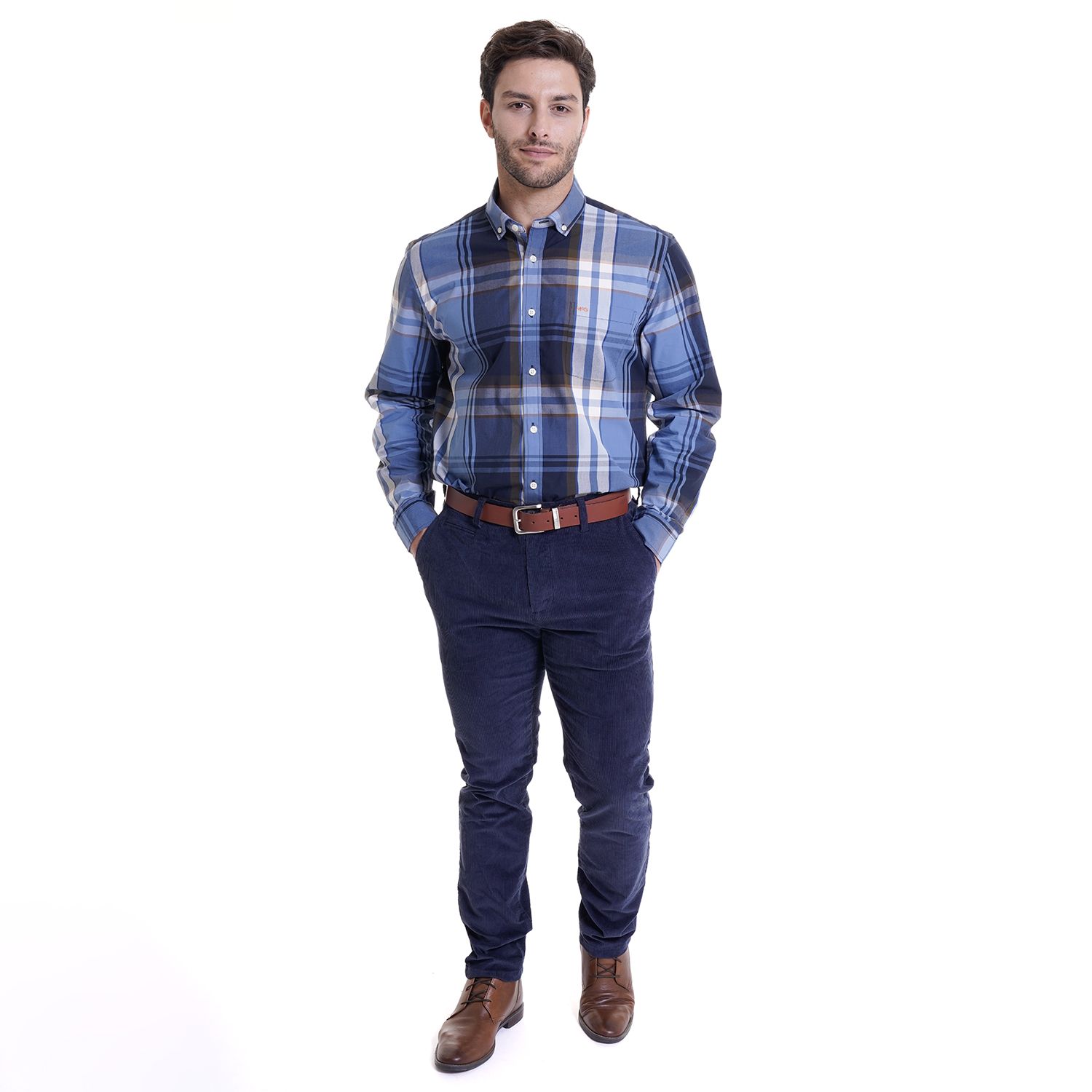 Camisa Escocesa Regular Fit