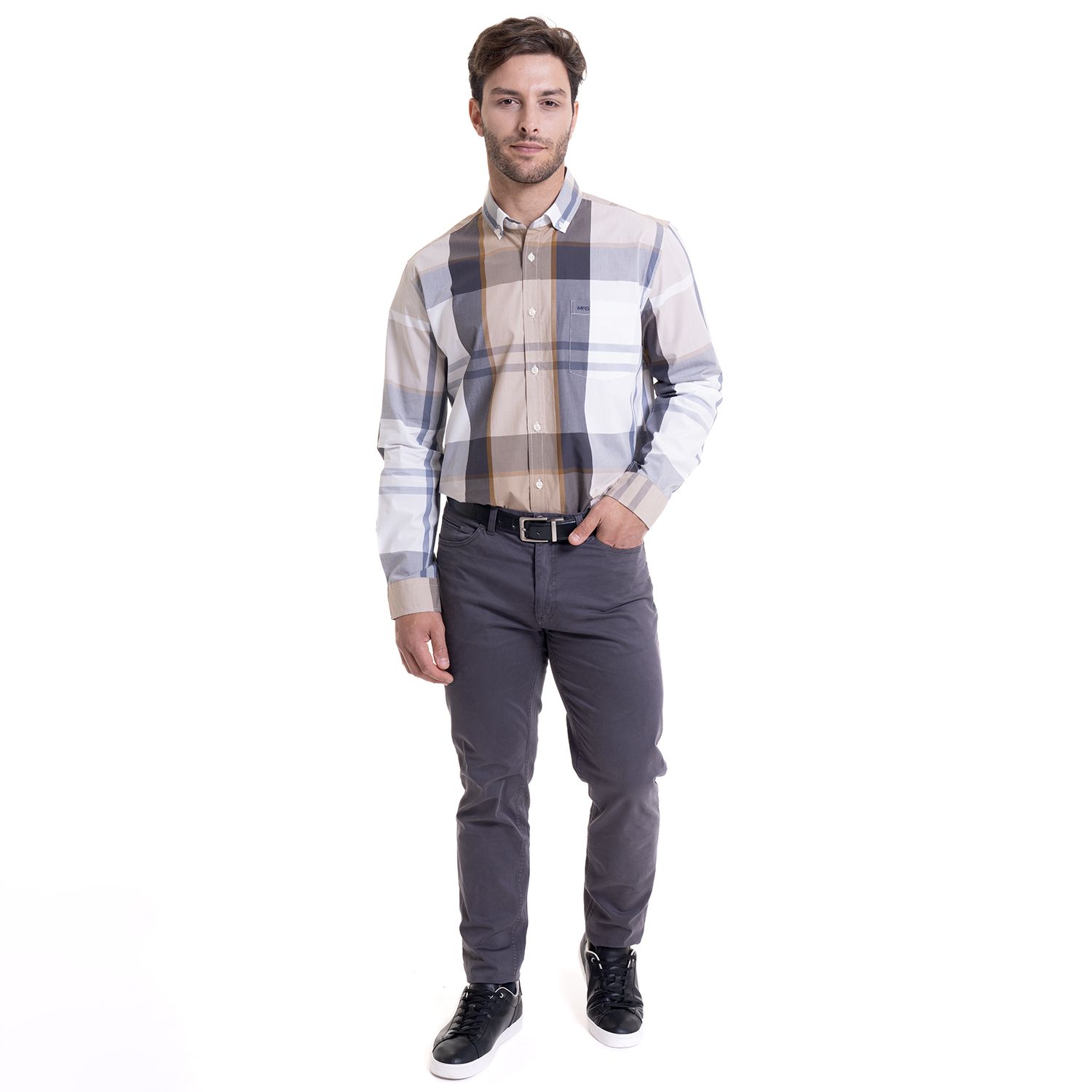 Camisa Escocesa Regular Fit