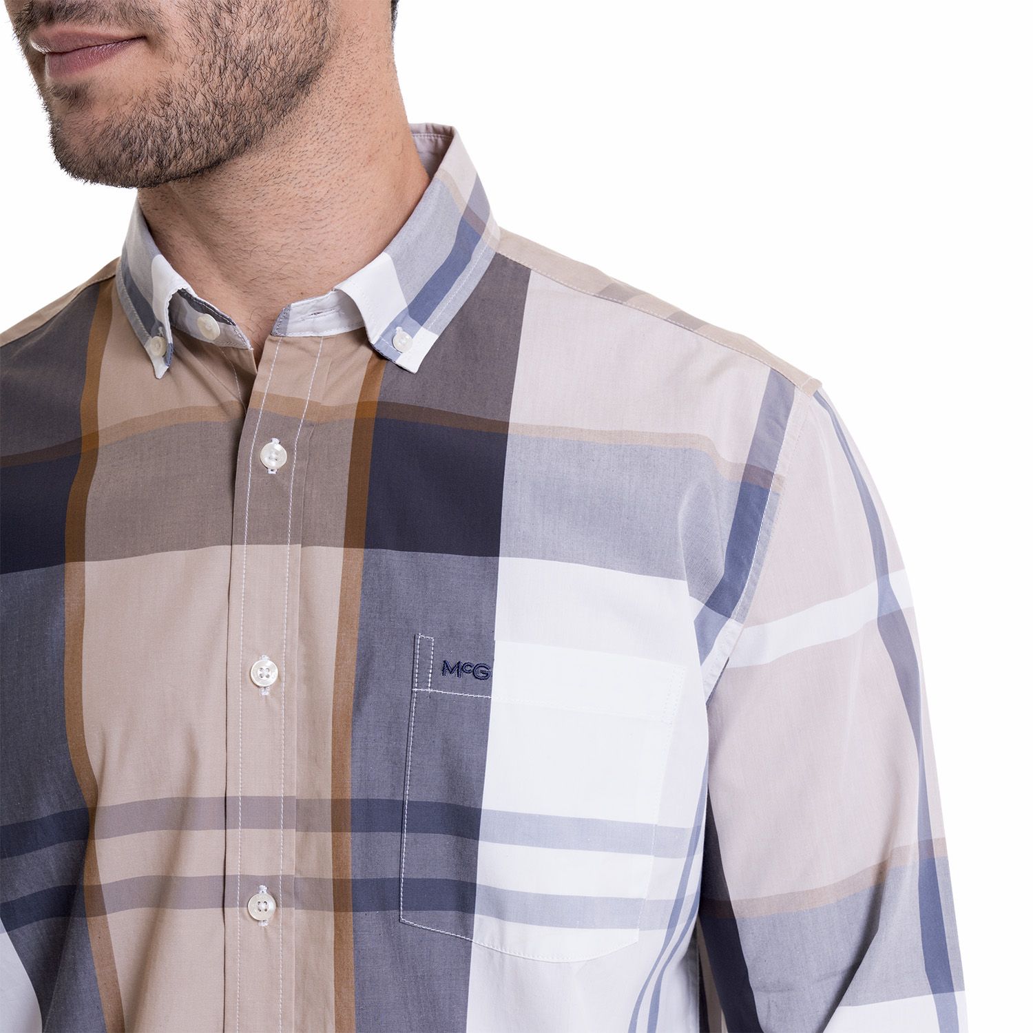 Camisa Escocesa Regular Fit