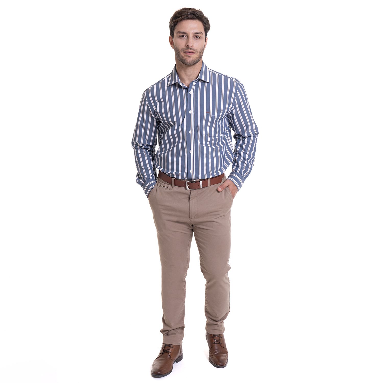 Camisa Rayas Comfort Fit