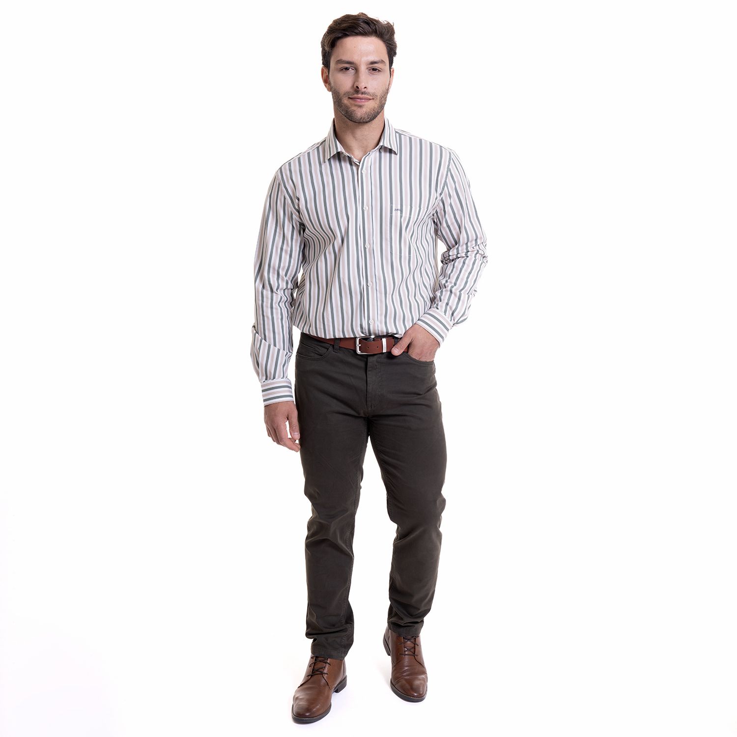 Camisa Rayas Comfort Fit