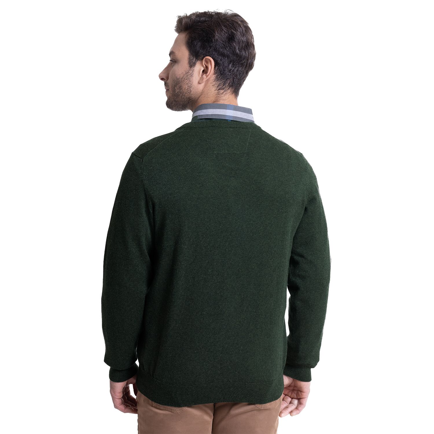 Sweater Cuello V Melange