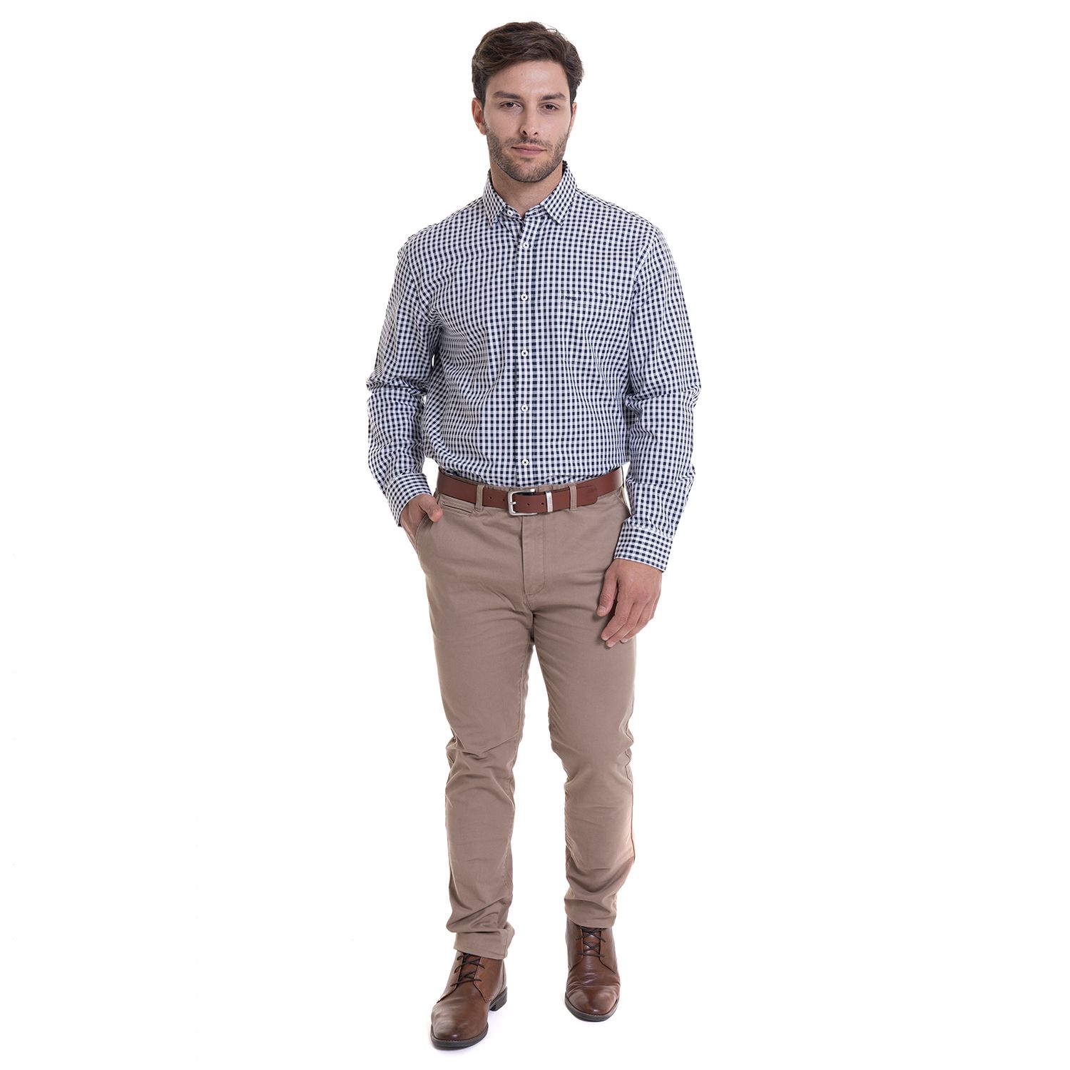 Camisa Cuadrillé Regular Fit