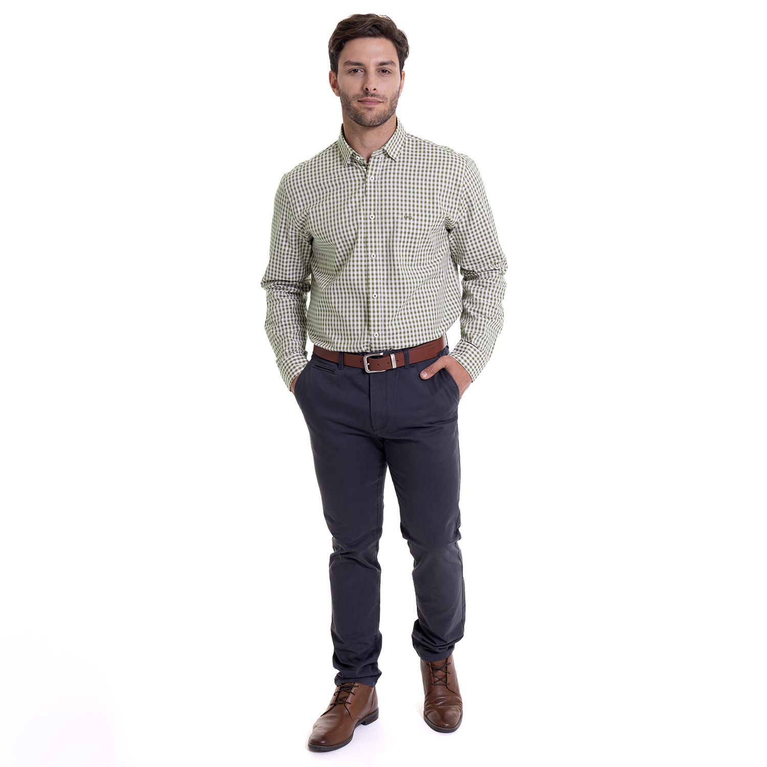Camisa Brooklyn Cuadrillé Regular Fit