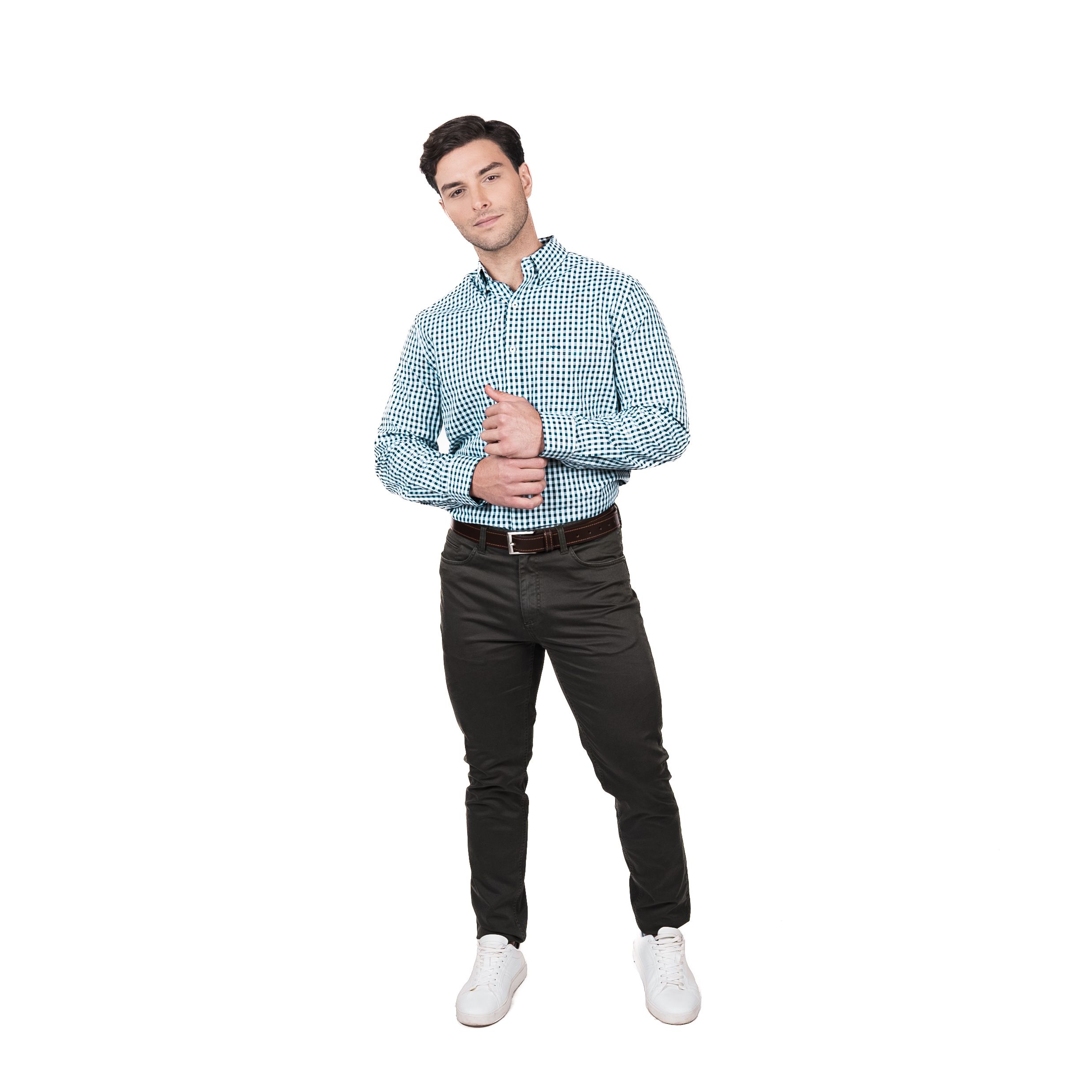 Camisa Brooklyn Cuadrillé Regular Fit