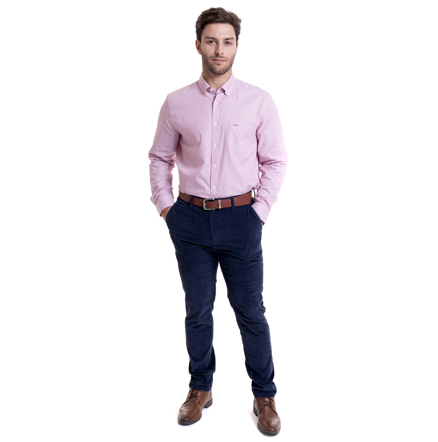 Camisa Manhattan Dobby Comfort Fit