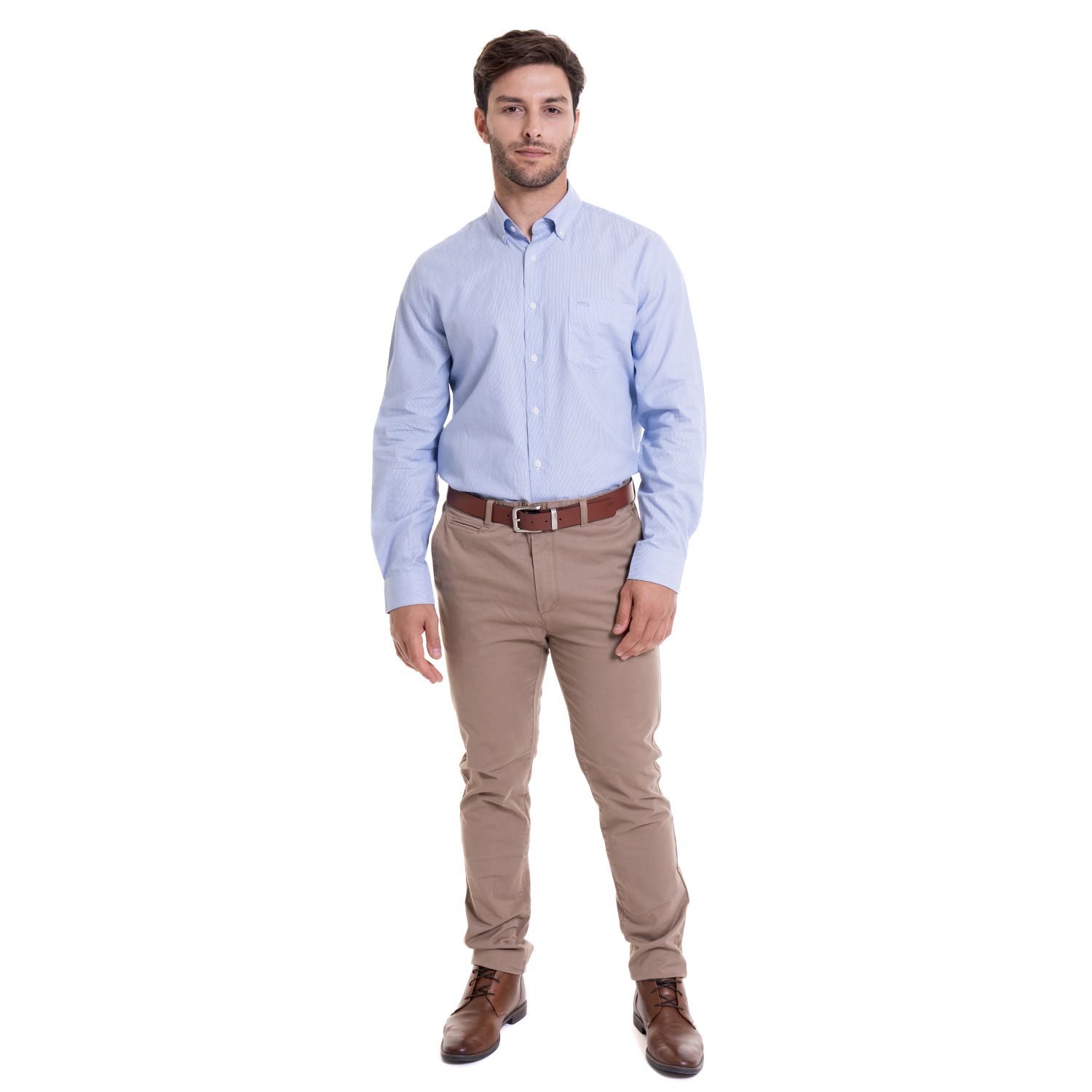 Camisa Dobby Comfort Fit