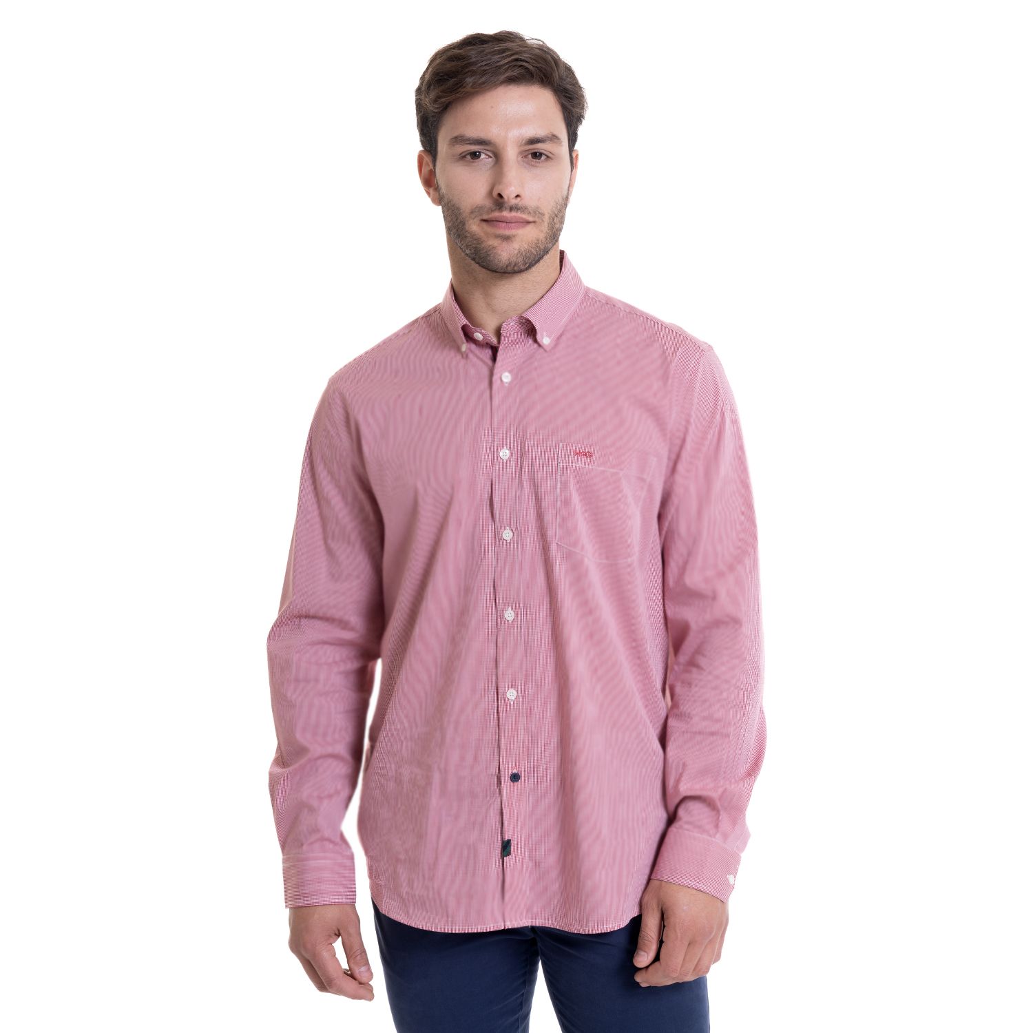 Camisa Bronx Micro Cuadro Regular Fit