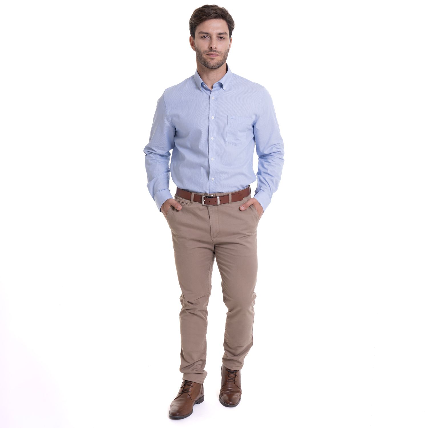 Pantalón Astoria Frente Plano Comfort Fit