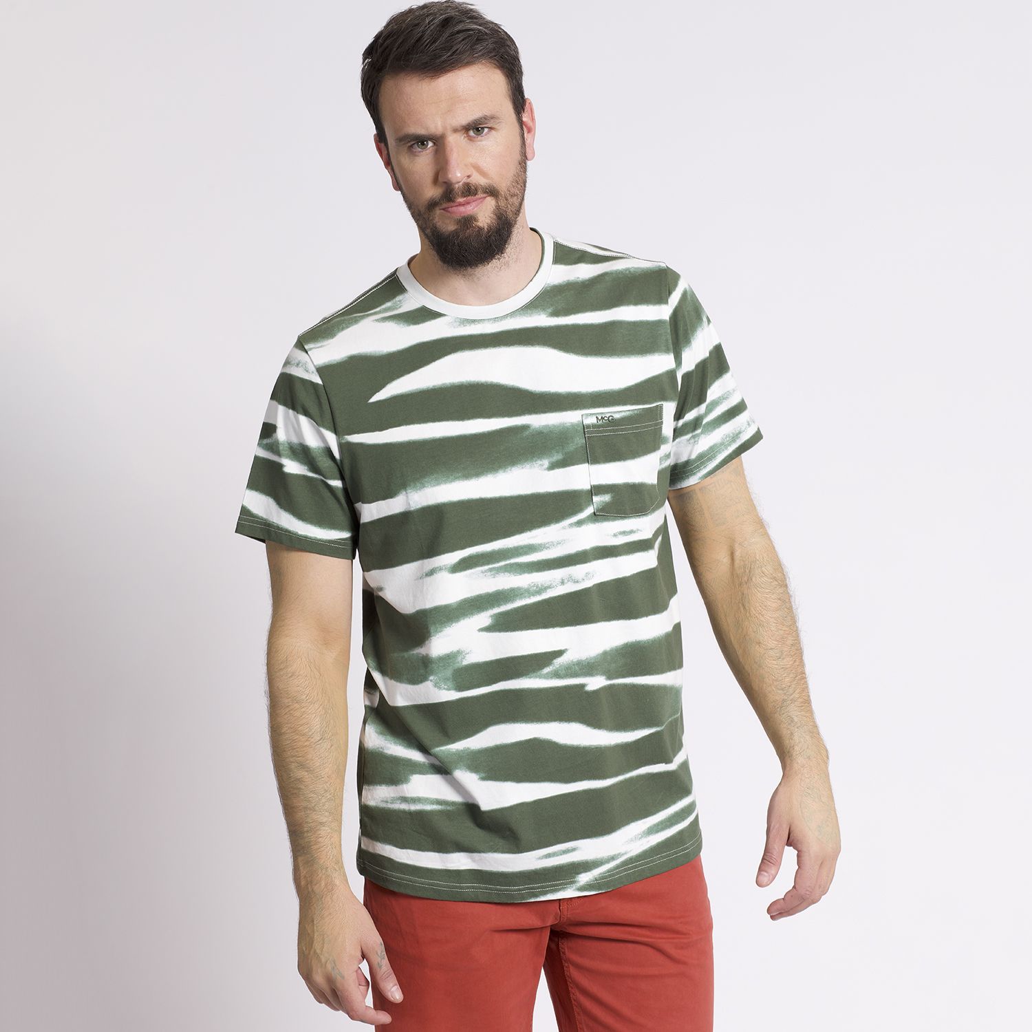 Polera Manga Corta Tie Dye Regular Fit Print