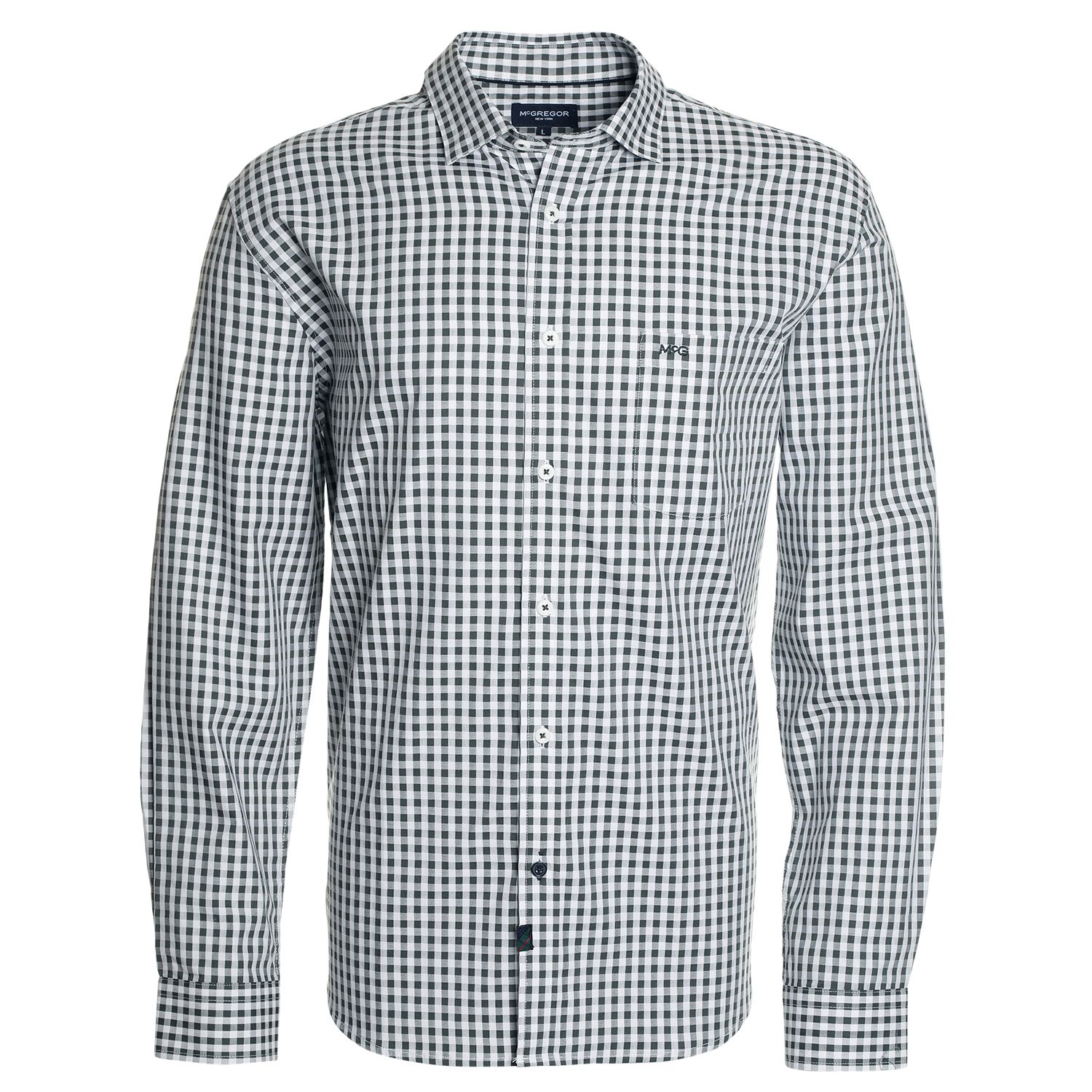 Camisa Manga Larga Cuadrillé Yd Regular Fit