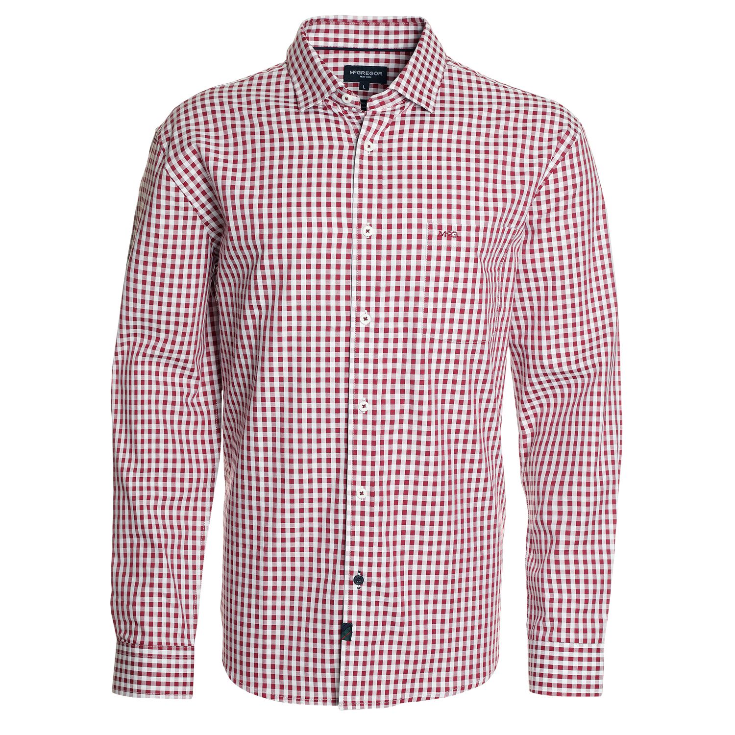 Camisa Manga Larga Cuadrillé Yd Regular Fit