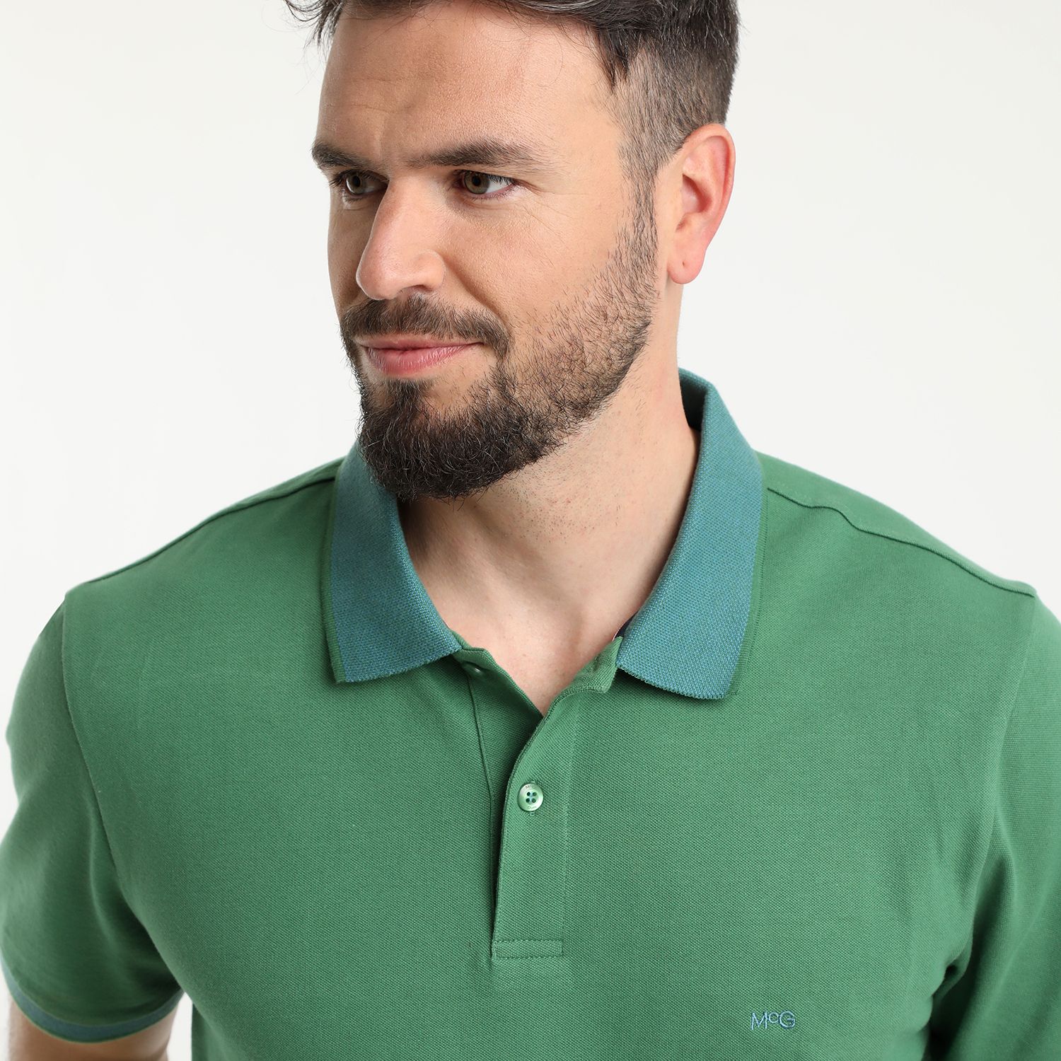 Polera Manga Corta Piqué Regular Fit Comfort Tech