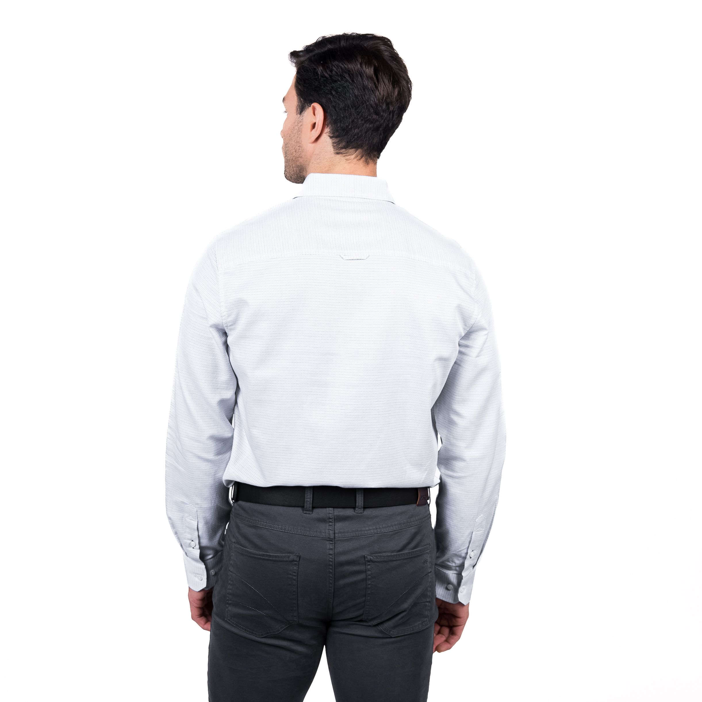 Camisa Williamsburg Jacquard Comfort Fit