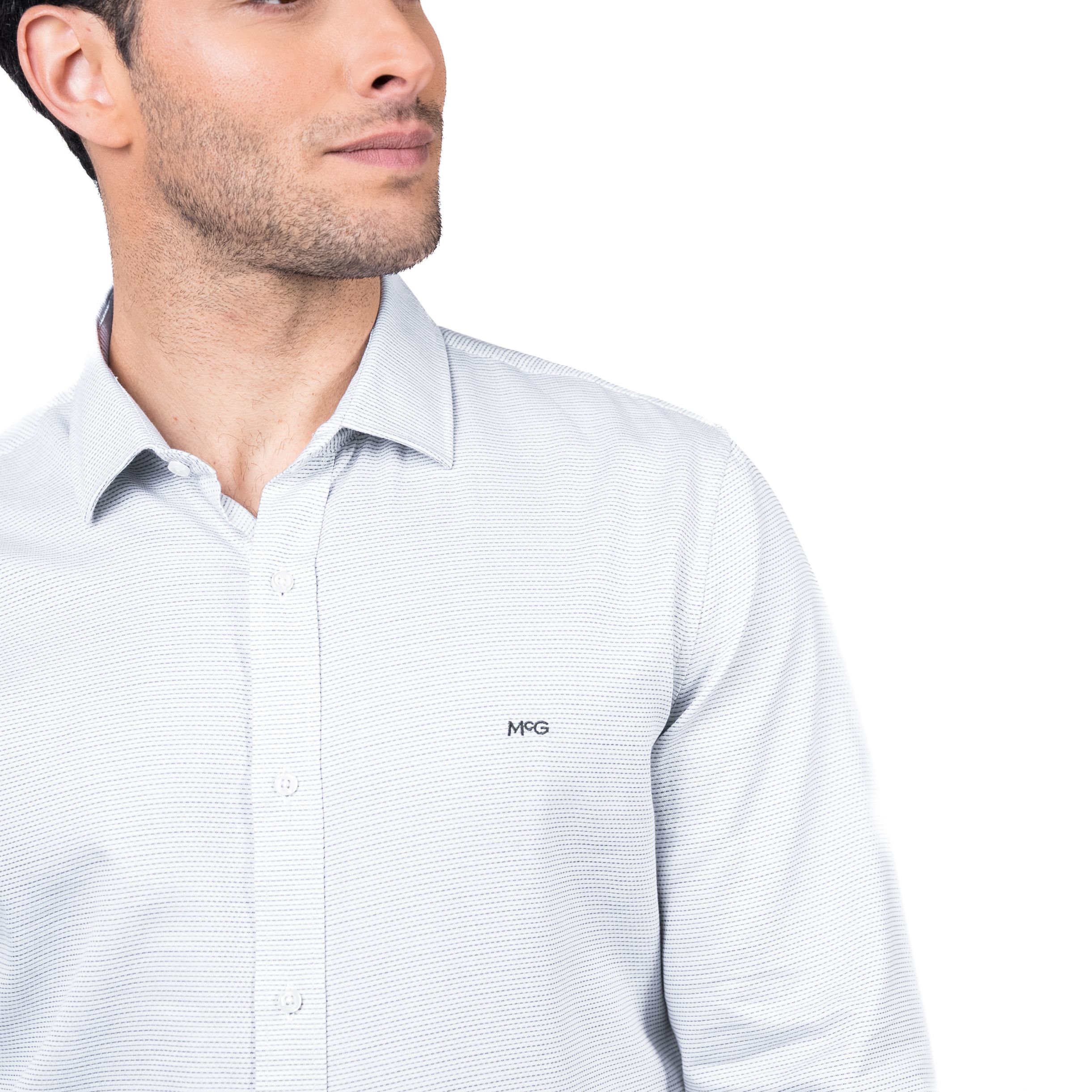 Camisa Williamsburg Jacquard Comfort Fit