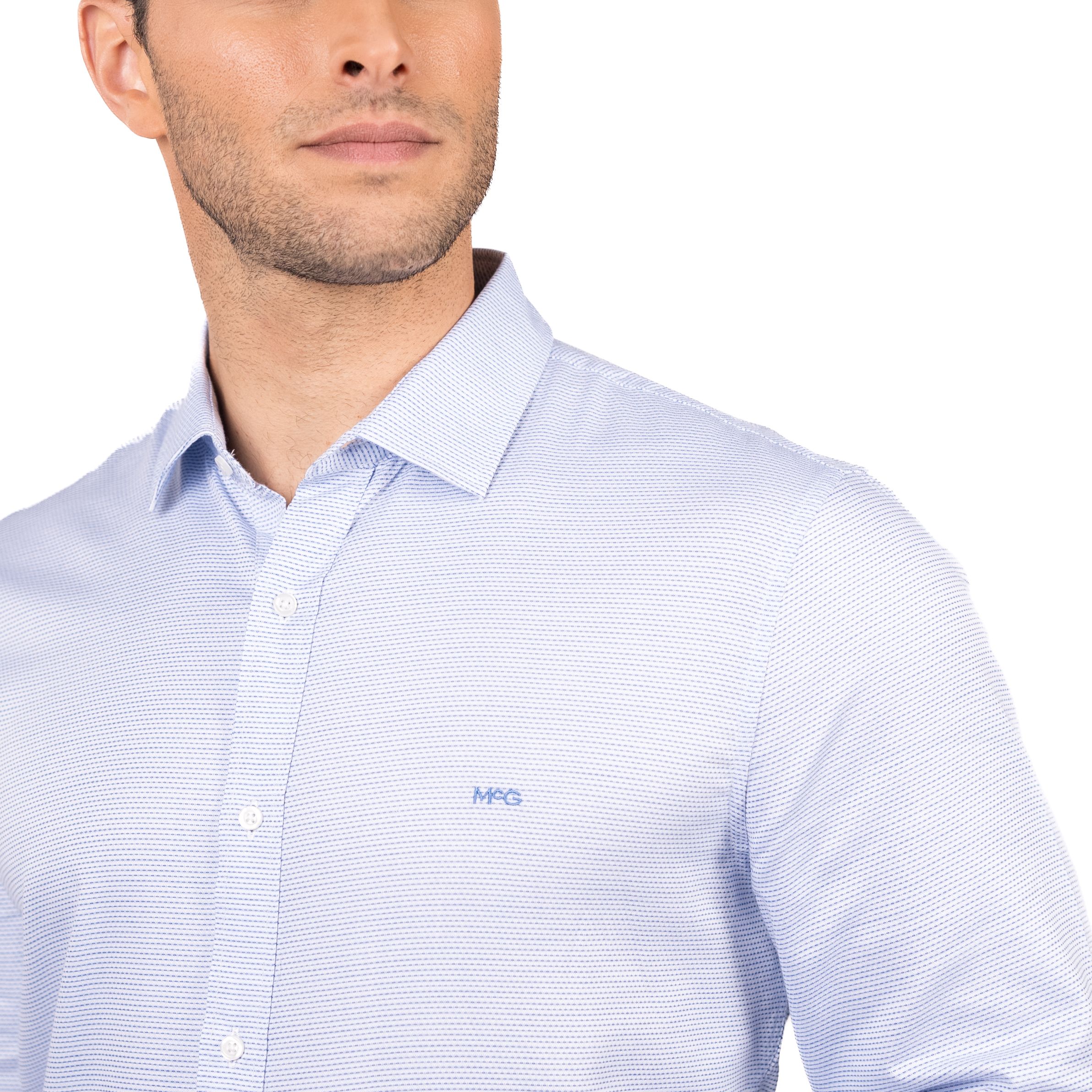 Camisa Williamsburg Jacquard Comfort Fit