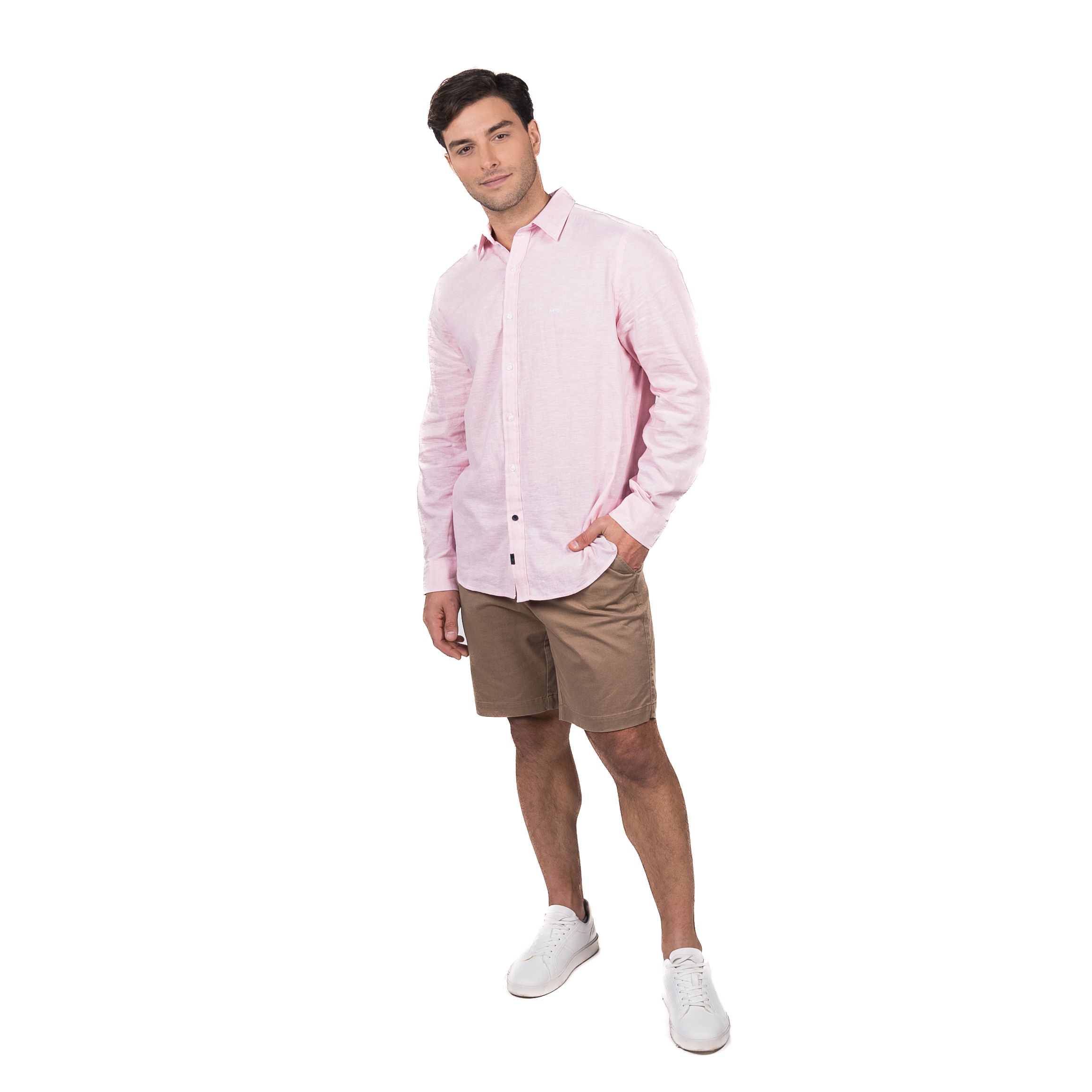Camisa East Village Lino Regular Fit
