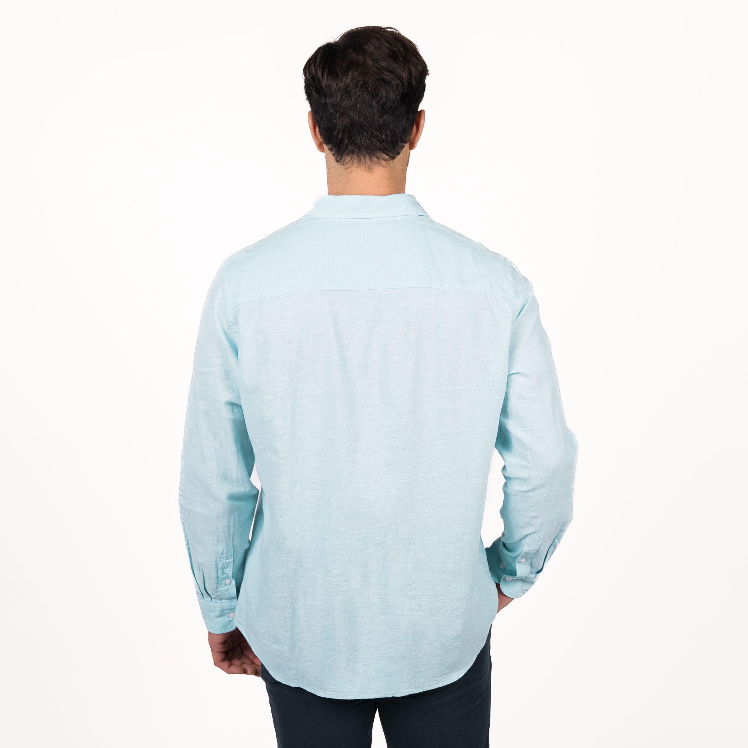 Camisa East Village Lino Regular Fit