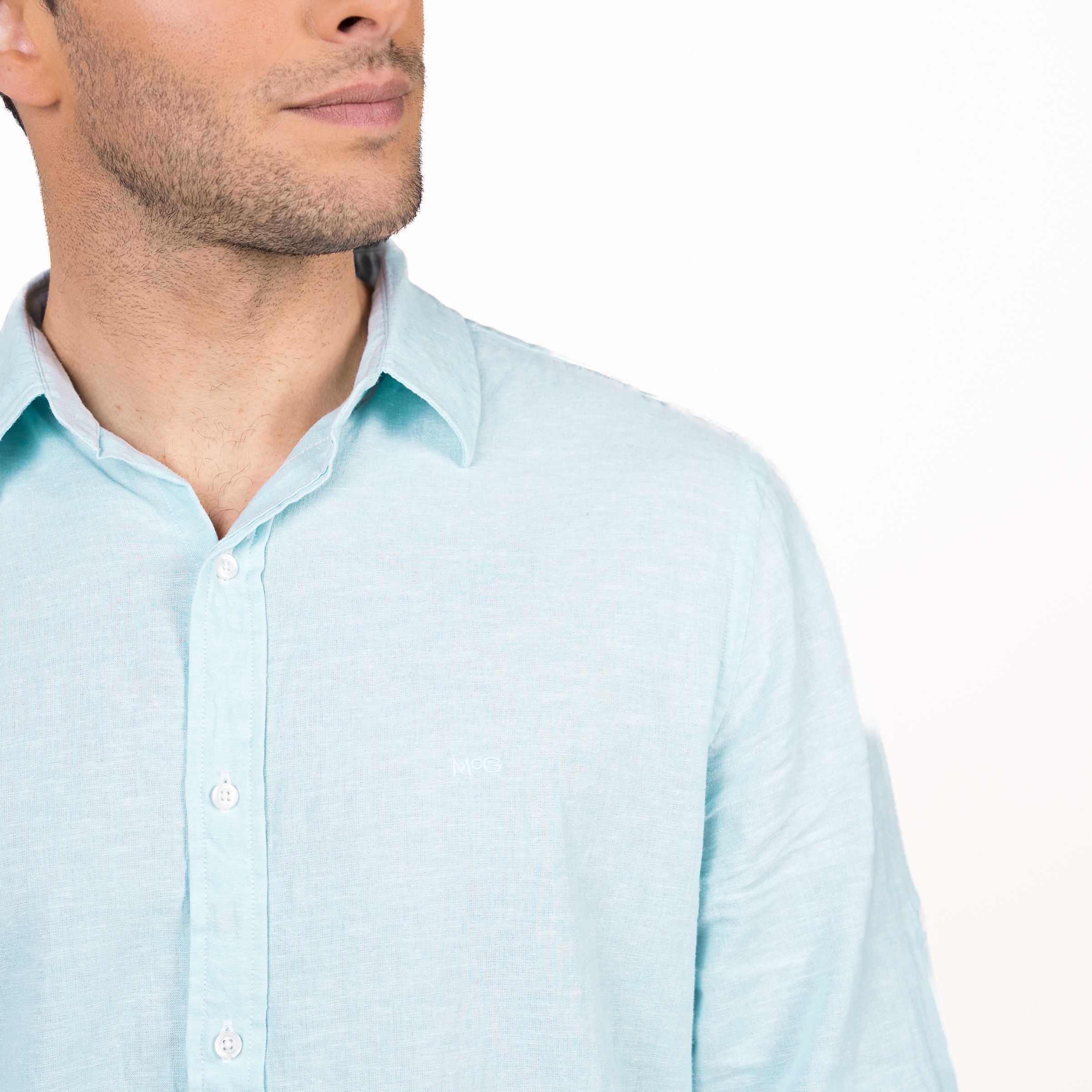 Camisa East Village Lino Regular Fit