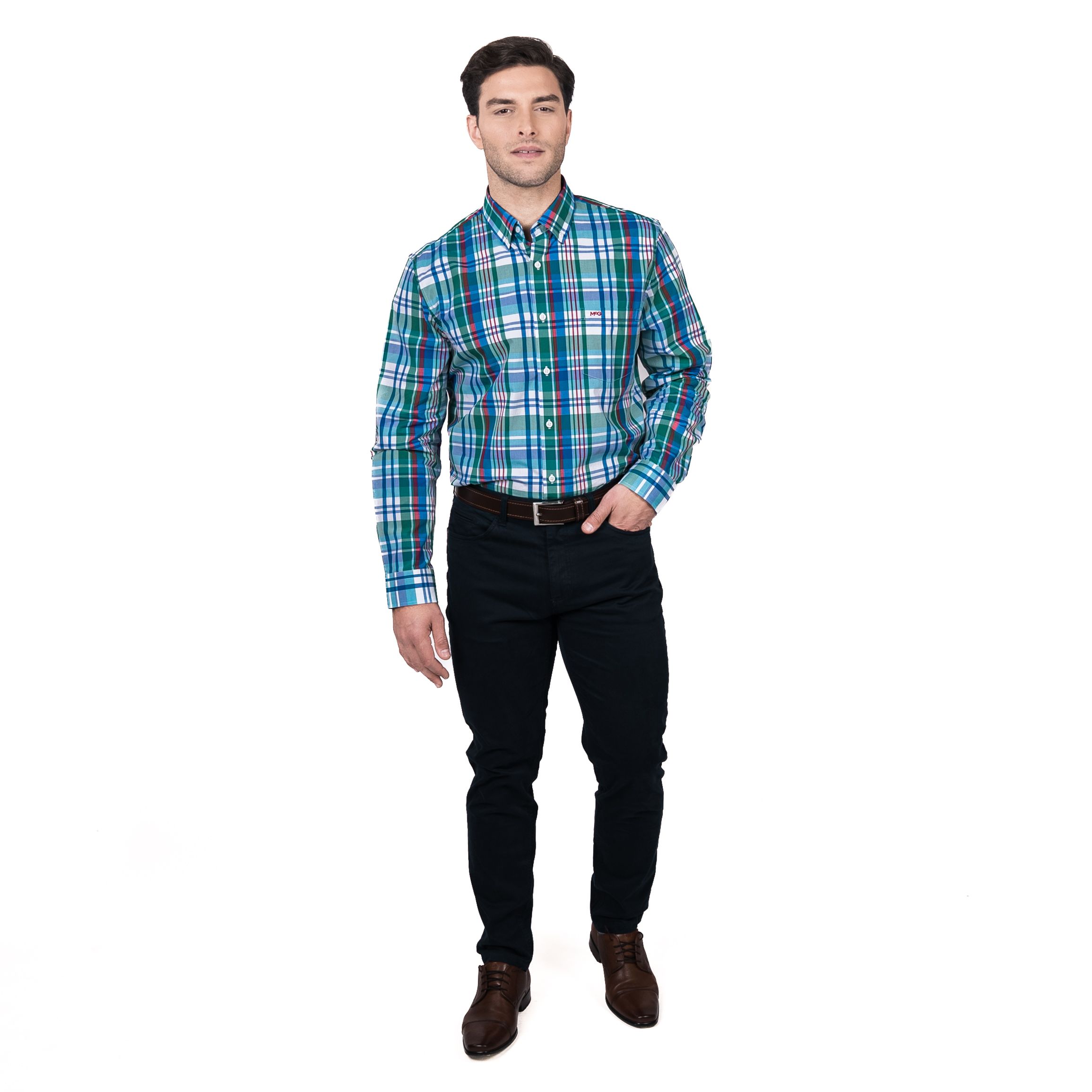 Camisa Queens Escocesa Regular Fit