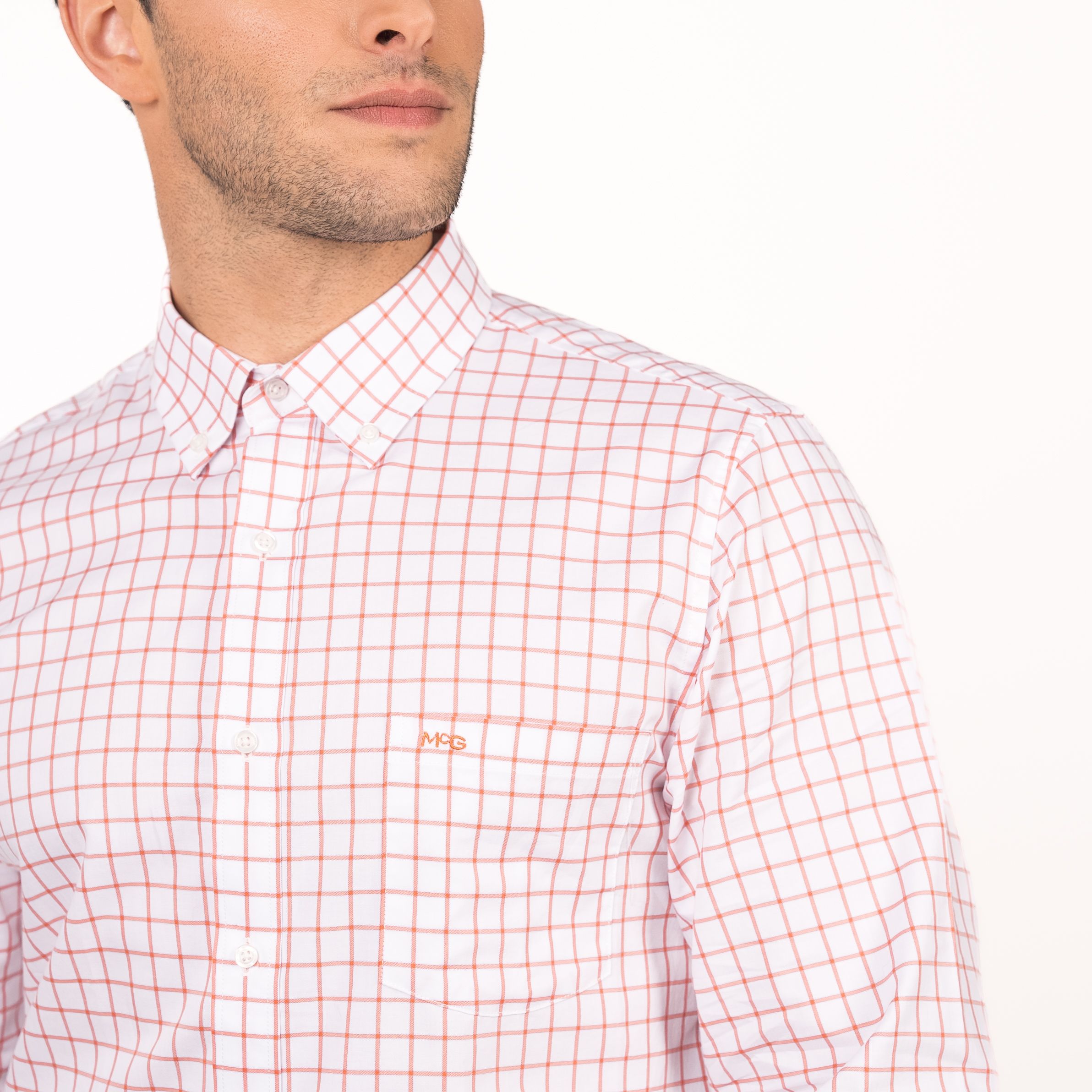 Camisa Wall Street Smart Cuadro Comfort Fit