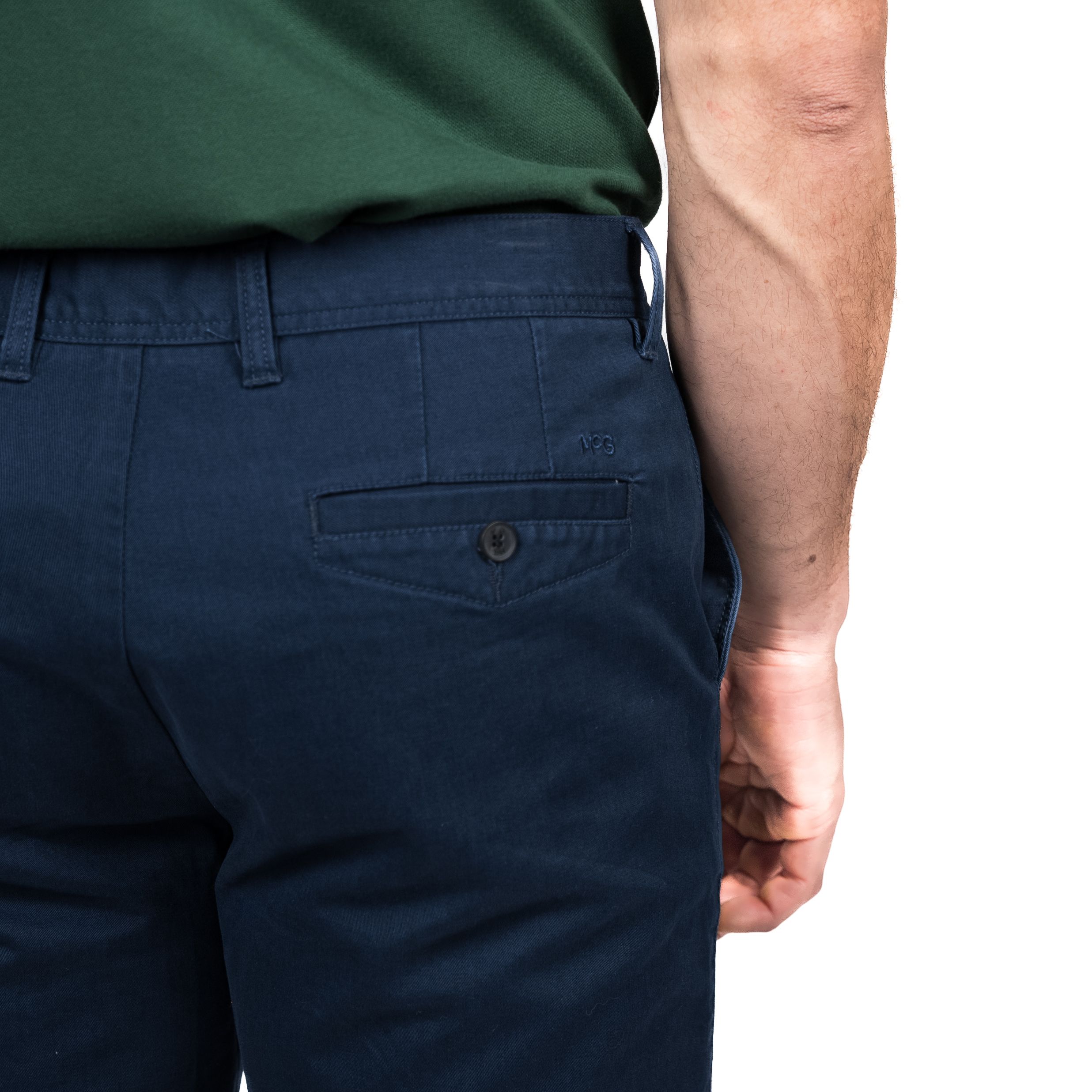 Bermuda Newburgh Frente Plano Comfort Fit