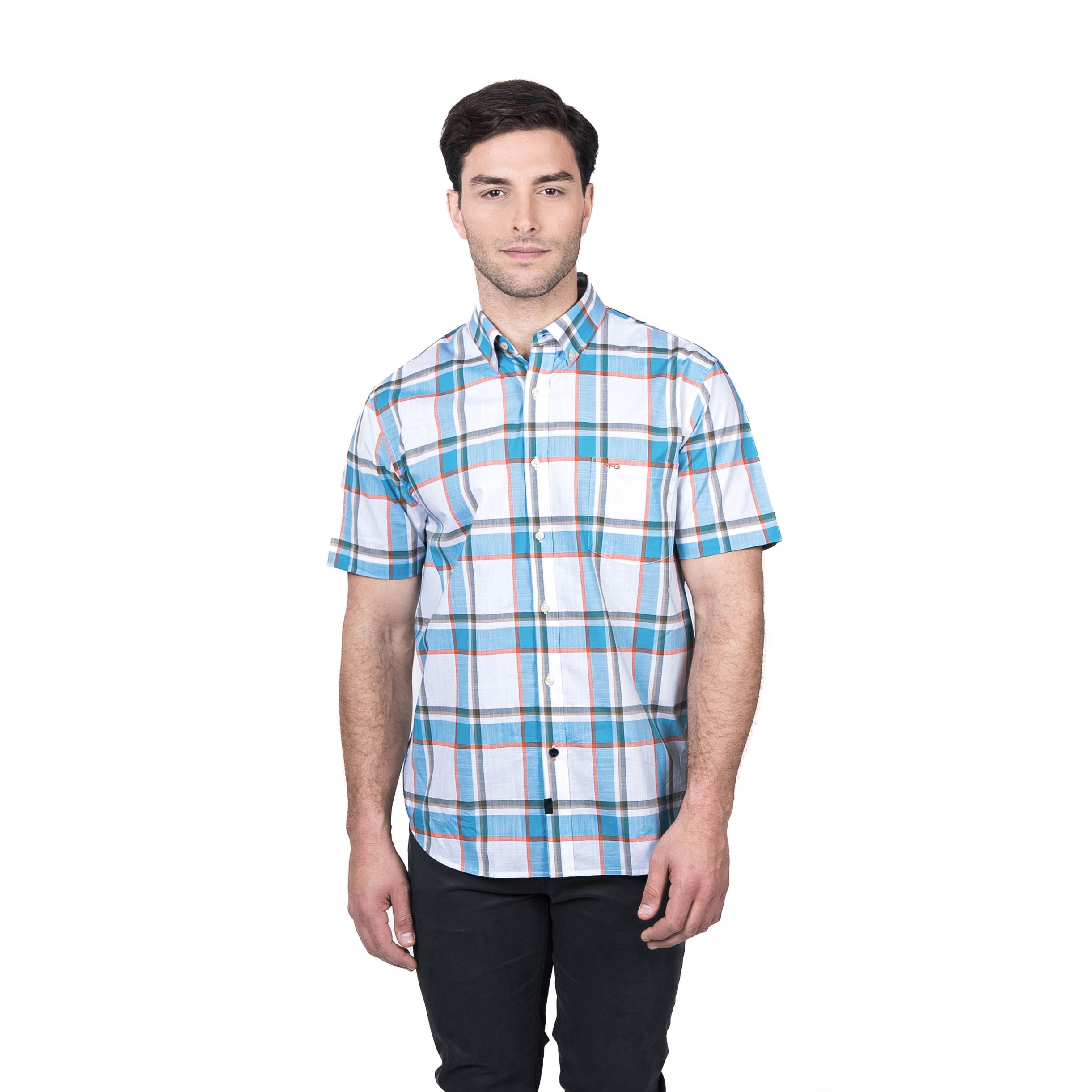 Camisa M/C Radio City Escocesa Regular Fit