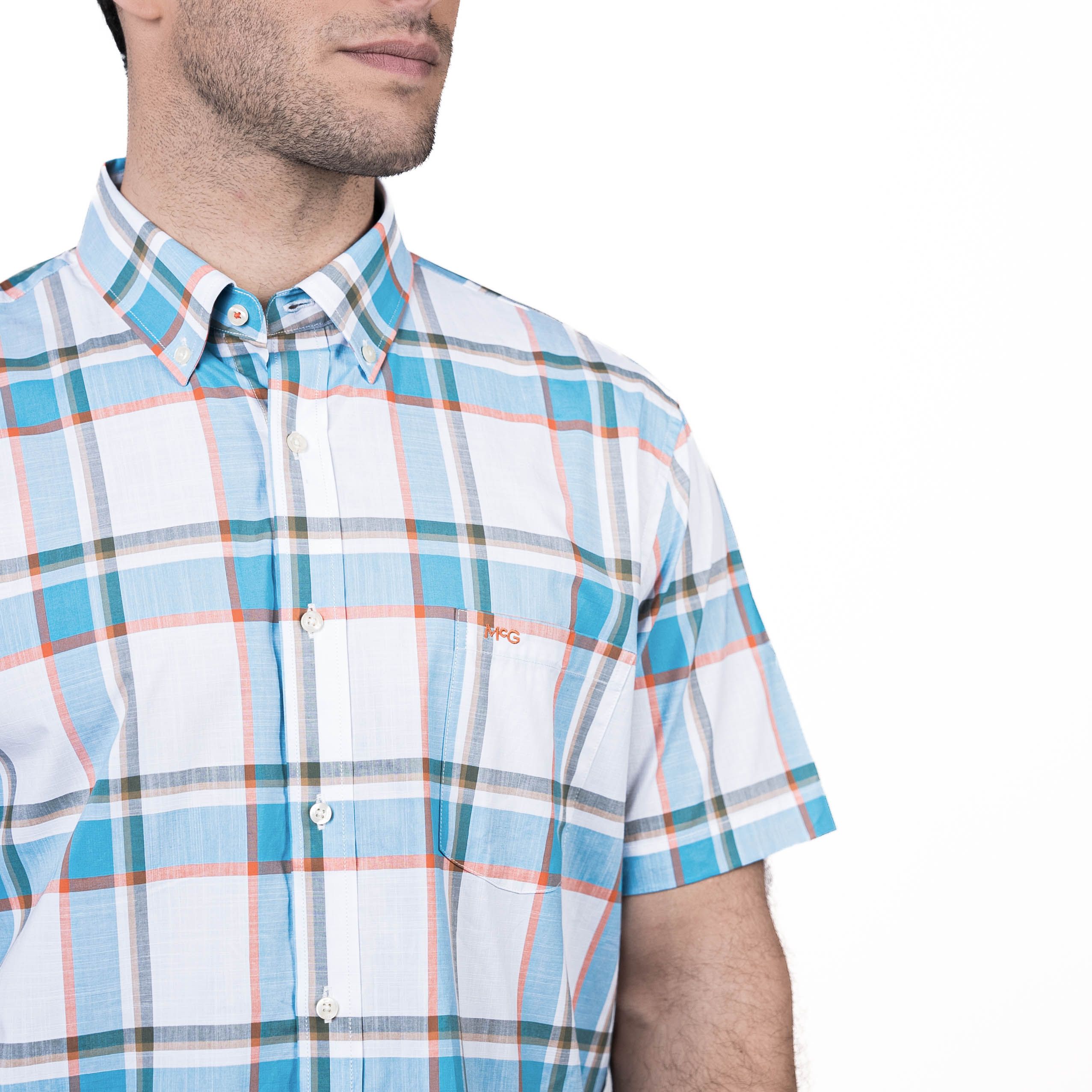 Camisa M/C Radio City Escocesa Regular Fit