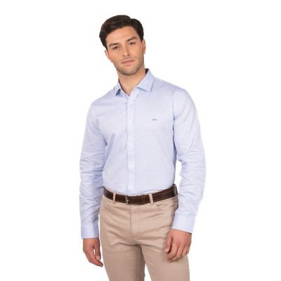 Camisa Williamsburg Jacquard Comfort Fit