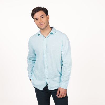 Camisa East Village Lino Regular Fit