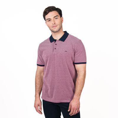 Polera Chelsea Jacquard Cuello Camisero