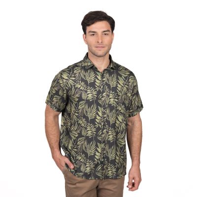 Camisa M/C Bowery Estampada Viscosa Regular Fit