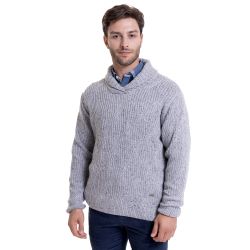 Sweater Manga Larga Fantasía Cuello Cruzado