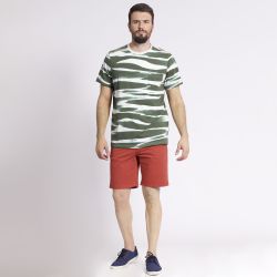 Polera Manga Corta Tie Dye Regular Fit Print